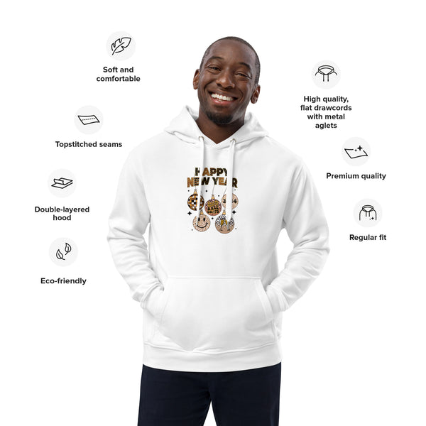 Happy New Year 2024 Premium eco hoodie