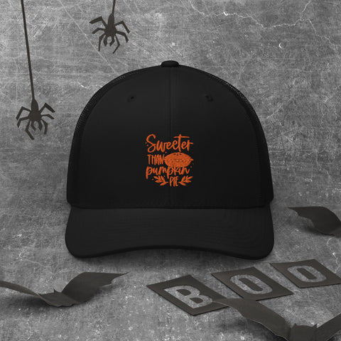 Sweeter Than Pumpkin Pie Trucker Cap