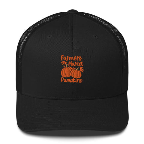 Farmers Market Pumpkins Trucker Cap