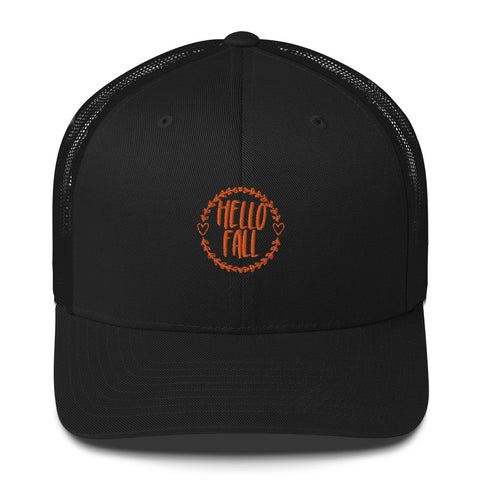 Hello Fall Trucker Cap