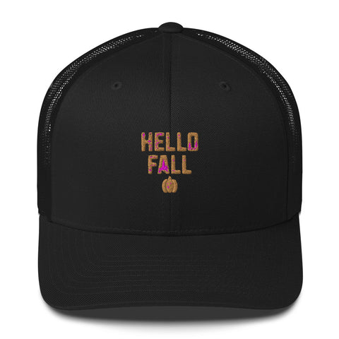 Hello Fall Trucker Cap