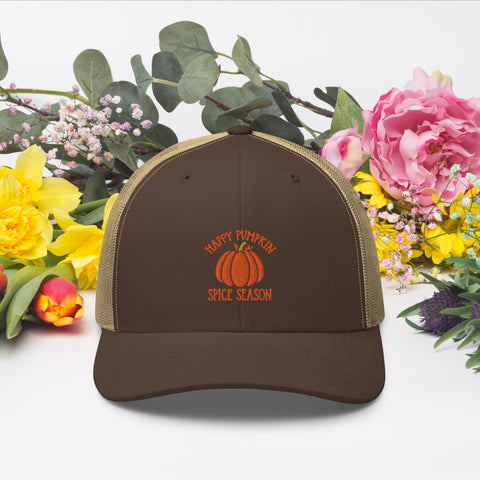 Happy Pumpkin Spice Season Trucker Cap