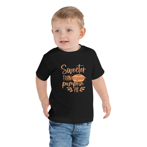 Sweeter Than Pumpkin Pie Toddler Short Sleeve Tee