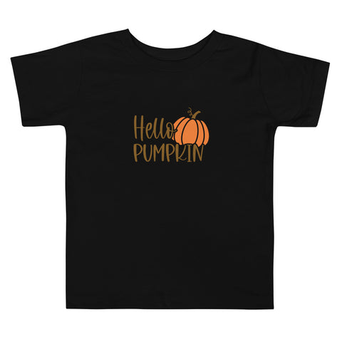 Hello Pumpkin Toddler Short Sleeve Tee