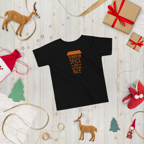 Pumpkin Spice Toddler Short Sleeve Tee