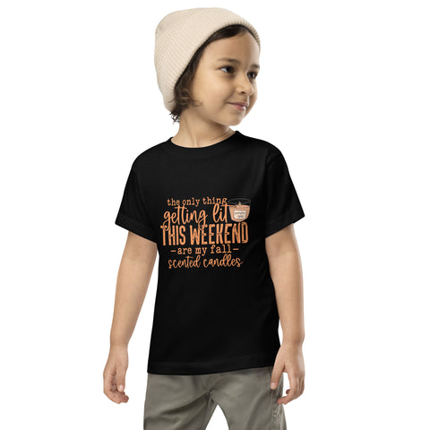 Fall Scented Candles Toddler Short Sleeve Tee