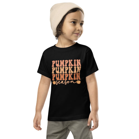 Pumpkin Season Toddler Short Sleeve Tee