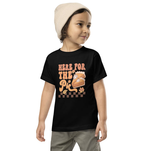 Here for the Pie Toddler Short Sleeve Tee