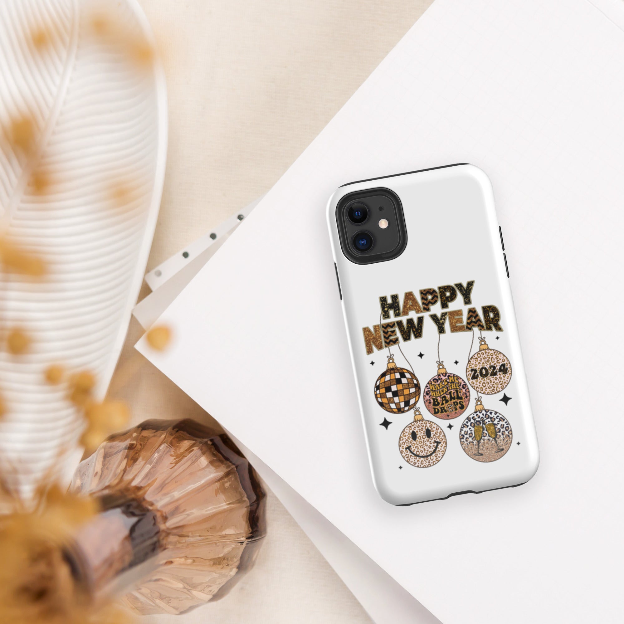Happy New Year 2024 Tough Case for iPhone®