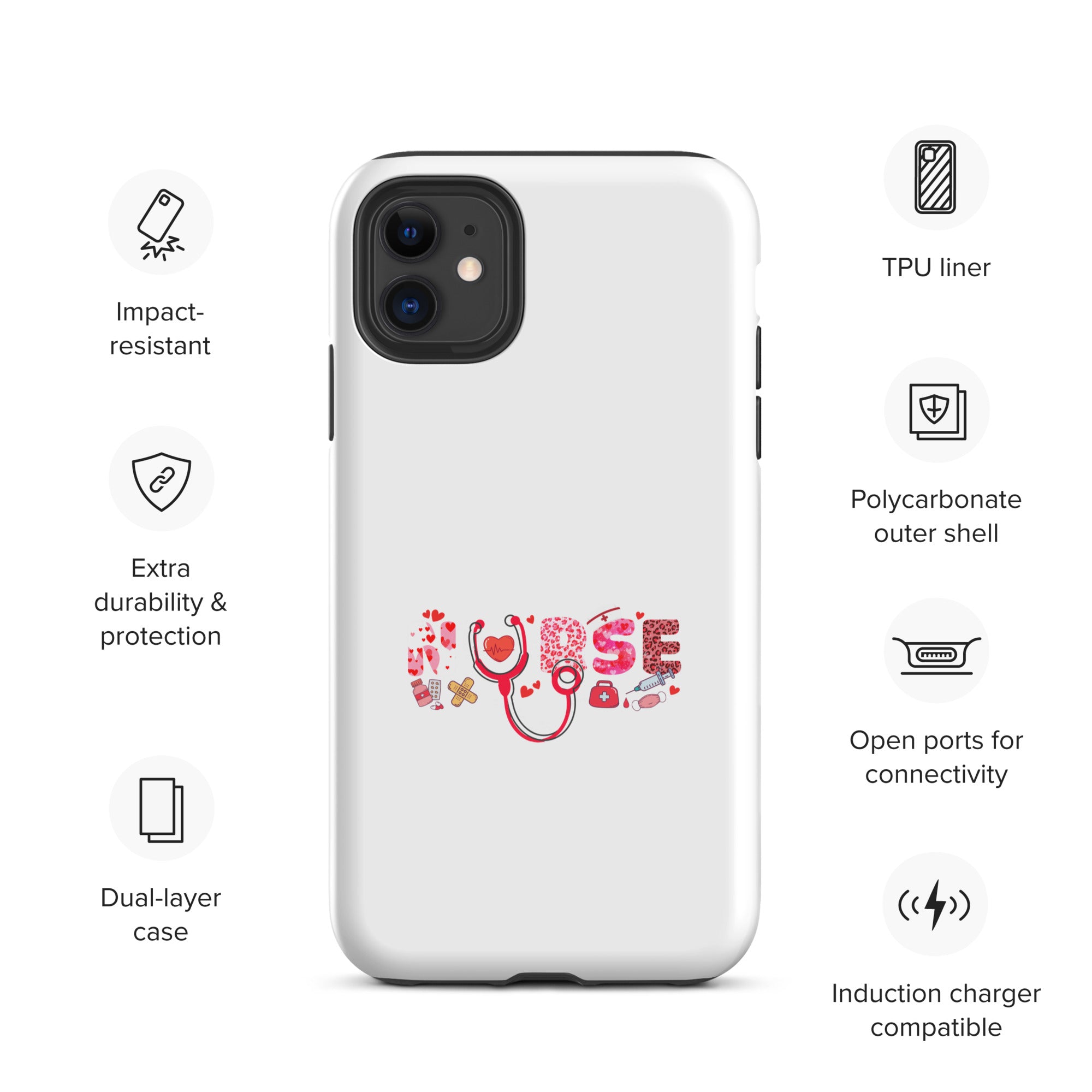 Nurse Valentine Tough Case for iPhone®