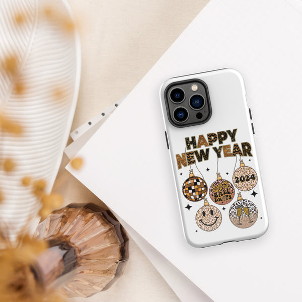 Happy New Year 2024 Tough Case for iPhone®