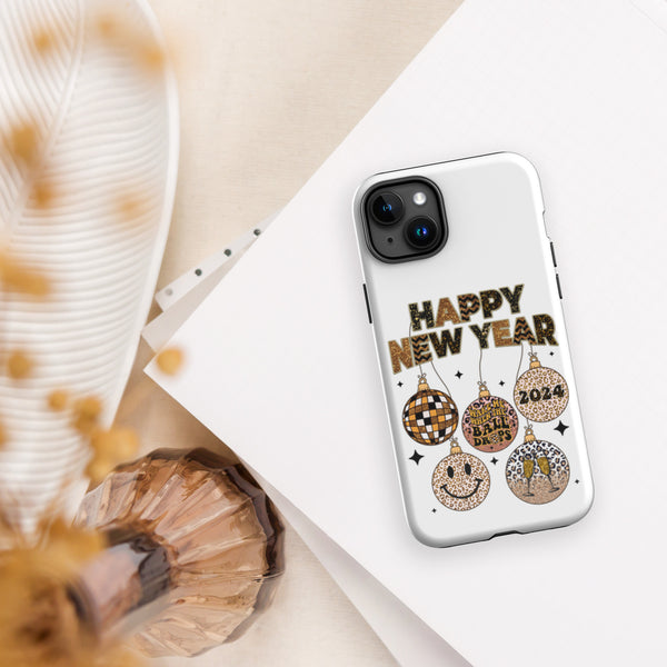 Happy New Year 2024 Tough Case for iPhone®