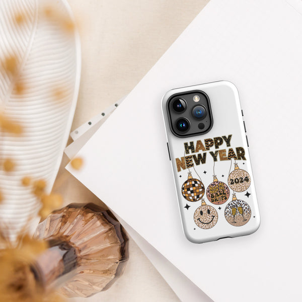 Happy New Year 2024 Tough Case for iPhone®