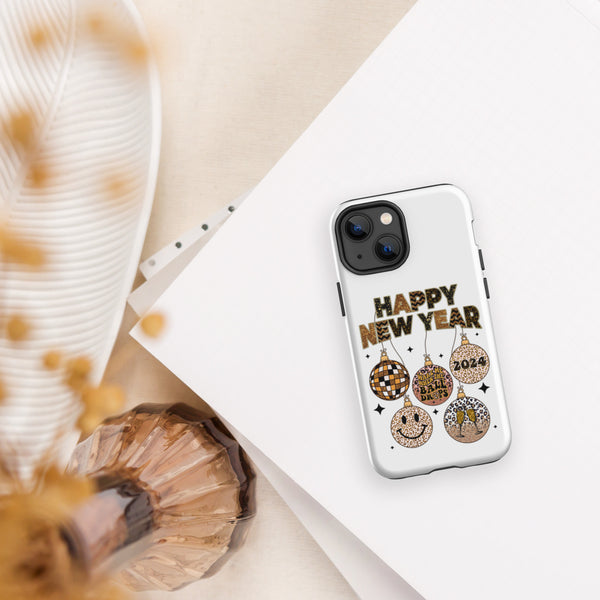 Happy New Year 2024 Tough Case for iPhone®