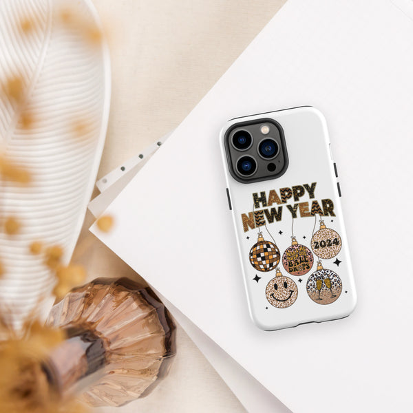 Happy New Year 2024 Tough Case for iPhone®