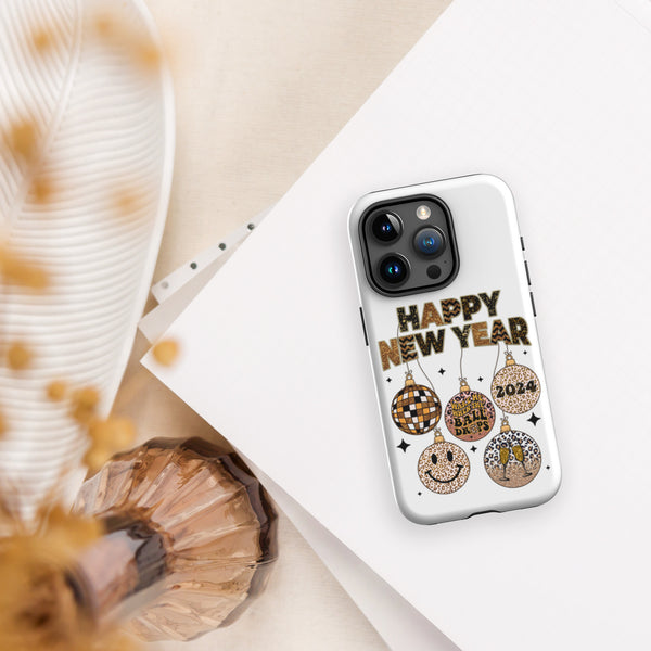 Happy New Year 2024 Tough Case for iPhone®