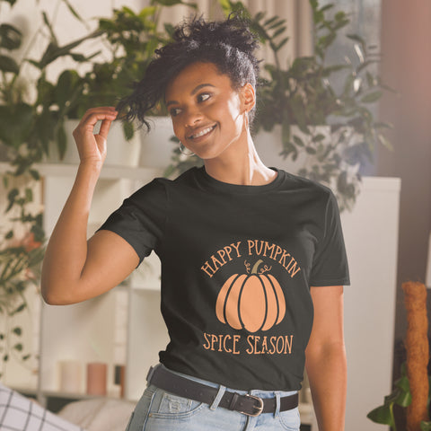 Happy Pumpkin Spice Season Short-Sleeve Unisex T-Shirt