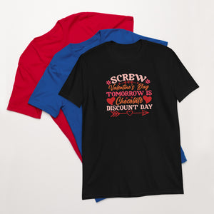 Screw Valentine's Day Short-Sleeve Unisex T-Shirt