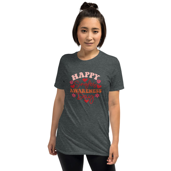 Happy Singles Awareness Day Short-Sleeve Unisex T-Shirt