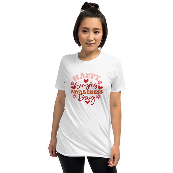 Happy Singles Awareness Day Short-Sleeve Unisex T-Shirt