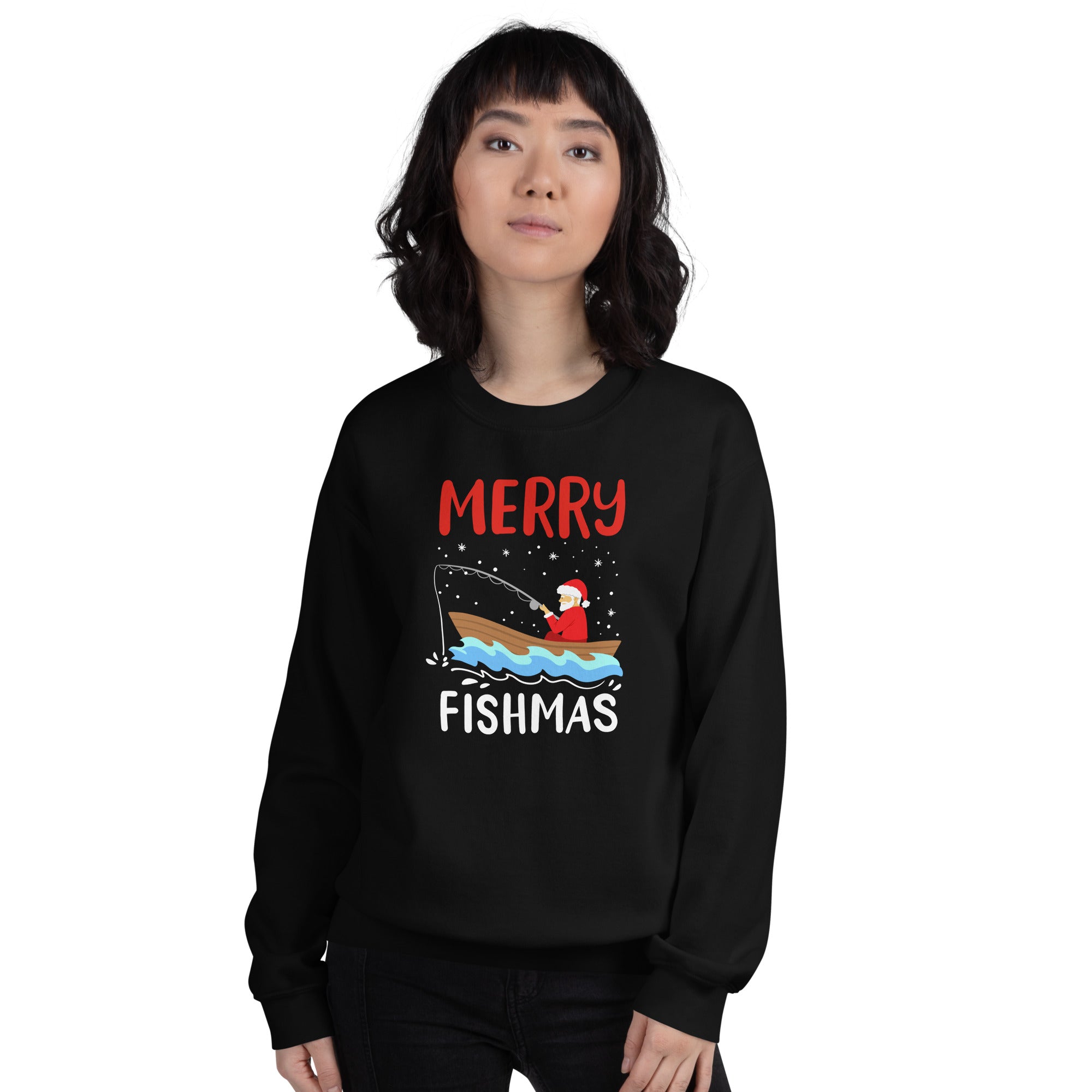 Merry Fishmas Unisex Sweatshirt