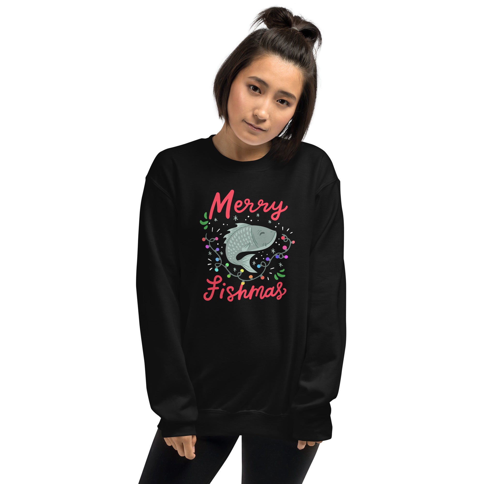 Merry Fishmas Unisex Sweatshirt