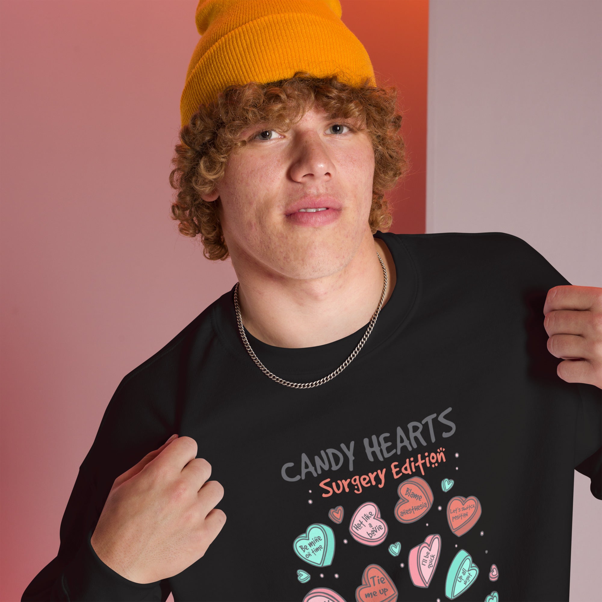 Candy Hearts Unisex Sweatshirt