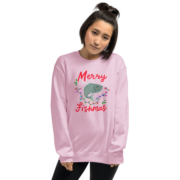 Merry Fishmas Unisex Sweatshirt