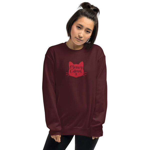 Meowy Catmas Unisex Sweatshirt