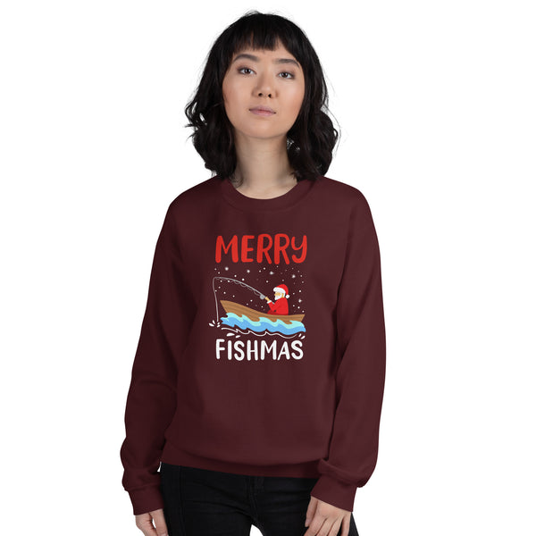 Merry Fishmas Unisex Sweatshirt