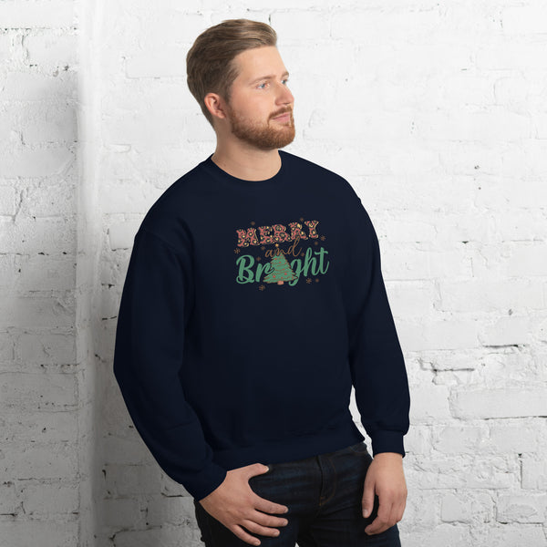 Merry & Bright Unisex Sweatshirt