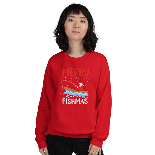 Merry Fishmas Unisex Sweatshirt