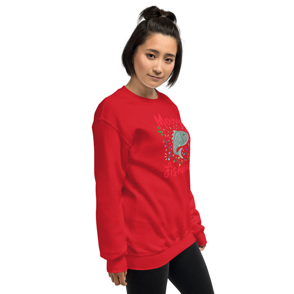 Merry Fishmas Unisex Sweatshirt