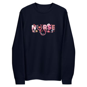 Nurse Valentine Unisex eco sweatshirt