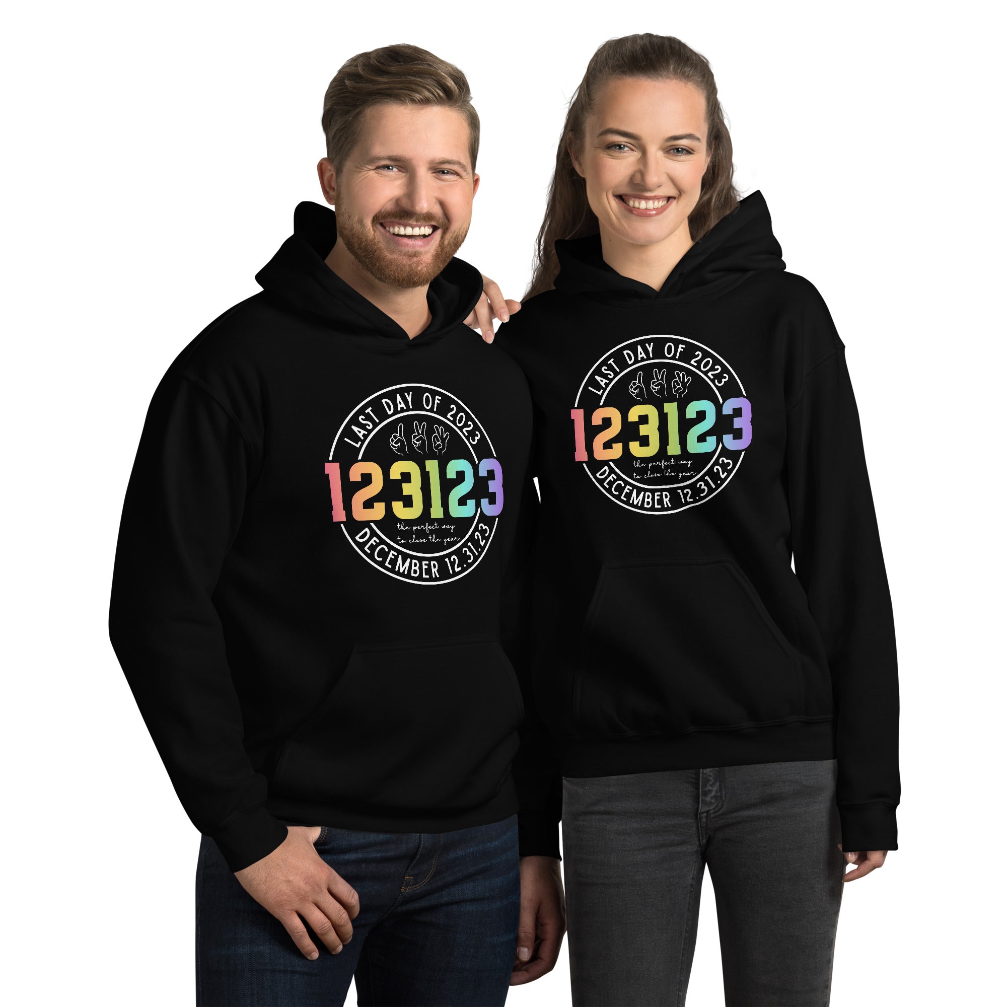 123123 Last Day of 2023 Unisex Hoodie