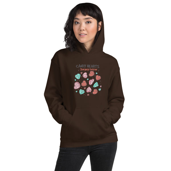 Candy Hearts Unisex Hoodie