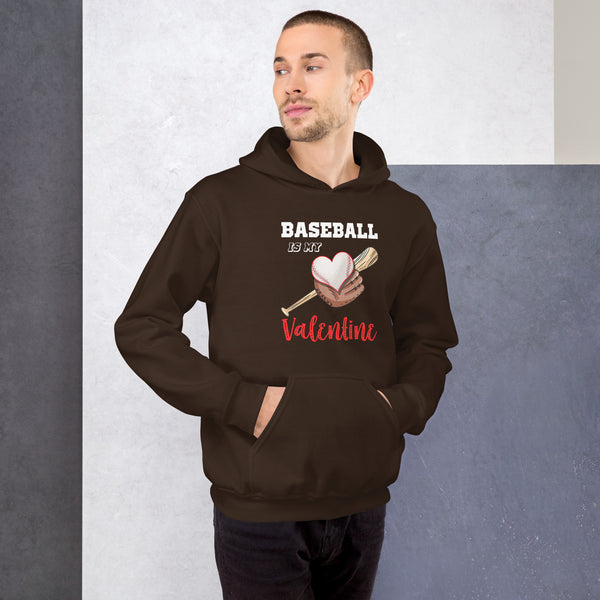 Baseball is my Valentine Unisex Hoodie