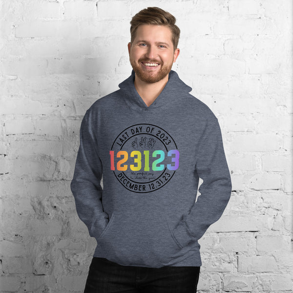 123123 Last Day of 2023 Unisex Hoodie