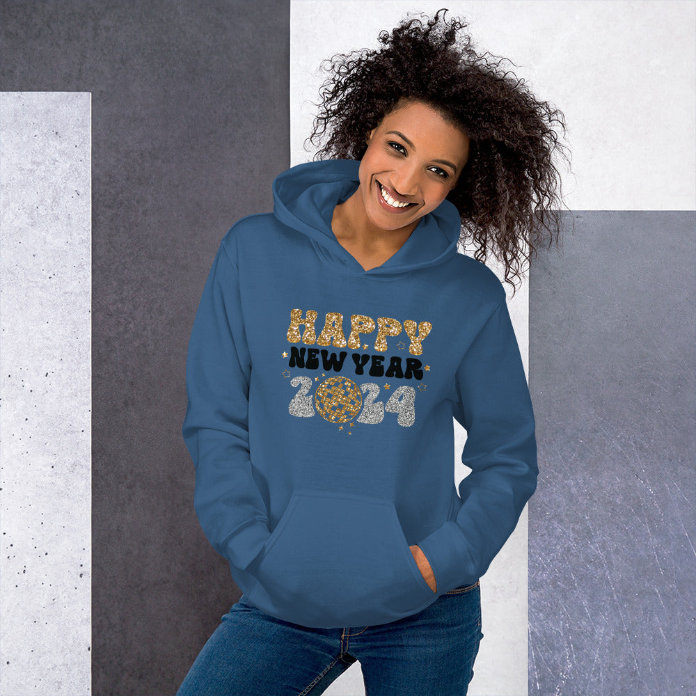 Happy New Year 2024 Unisex Hoodie