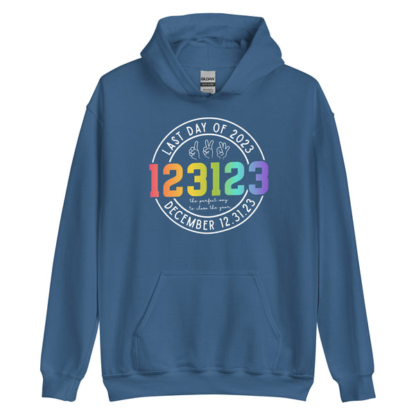 123123 Last Day of 2023 Unisex Hoodie