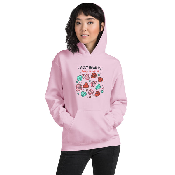 Candy Hearts Unisex Hoodie