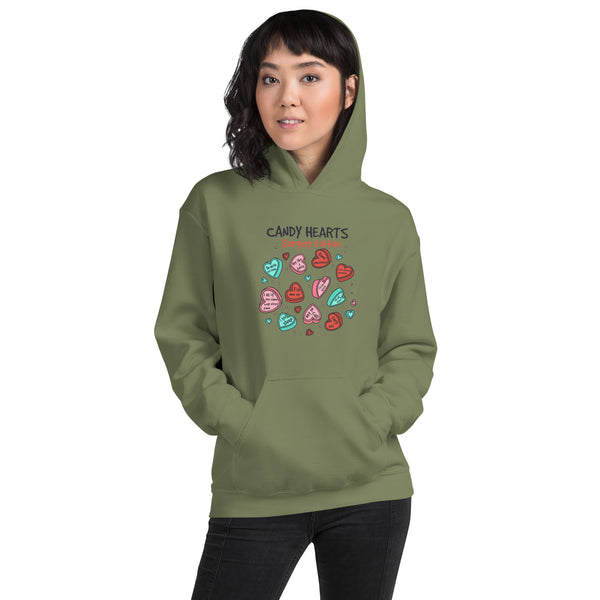 Candy Hearts Unisex Hoodie