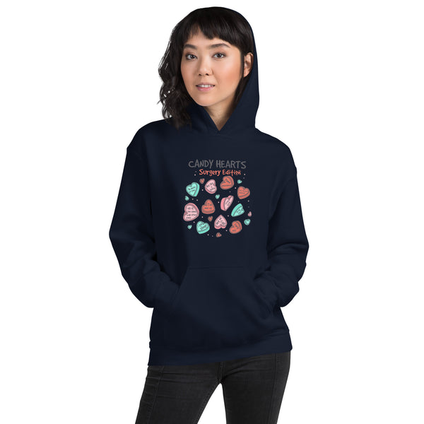 Candy Hearts Unisex Hoodie