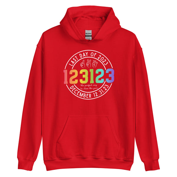 123123 Last Day of 2023 Unisex Hoodie