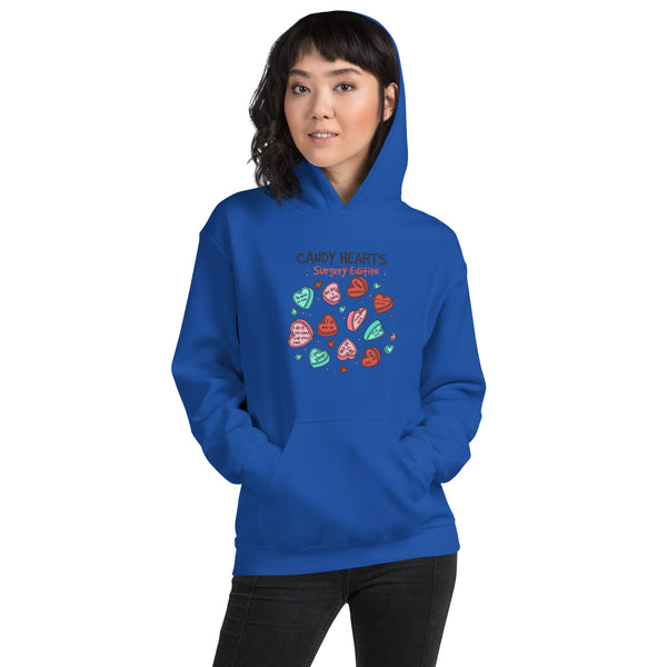 Candy Hearts Unisex Hoodie