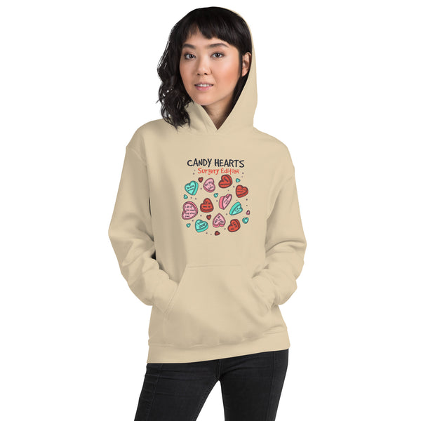 Candy Hearts Unisex Hoodie