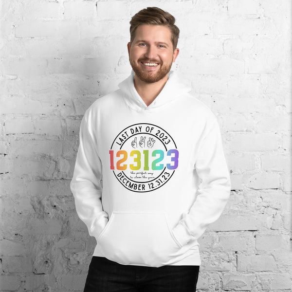 123123 Last Day of 2023 Unisex Hoodie