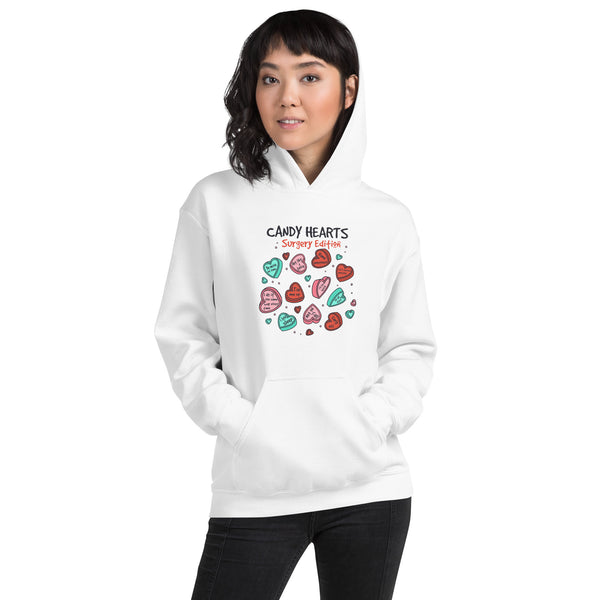 Candy Hearts Unisex Hoodie