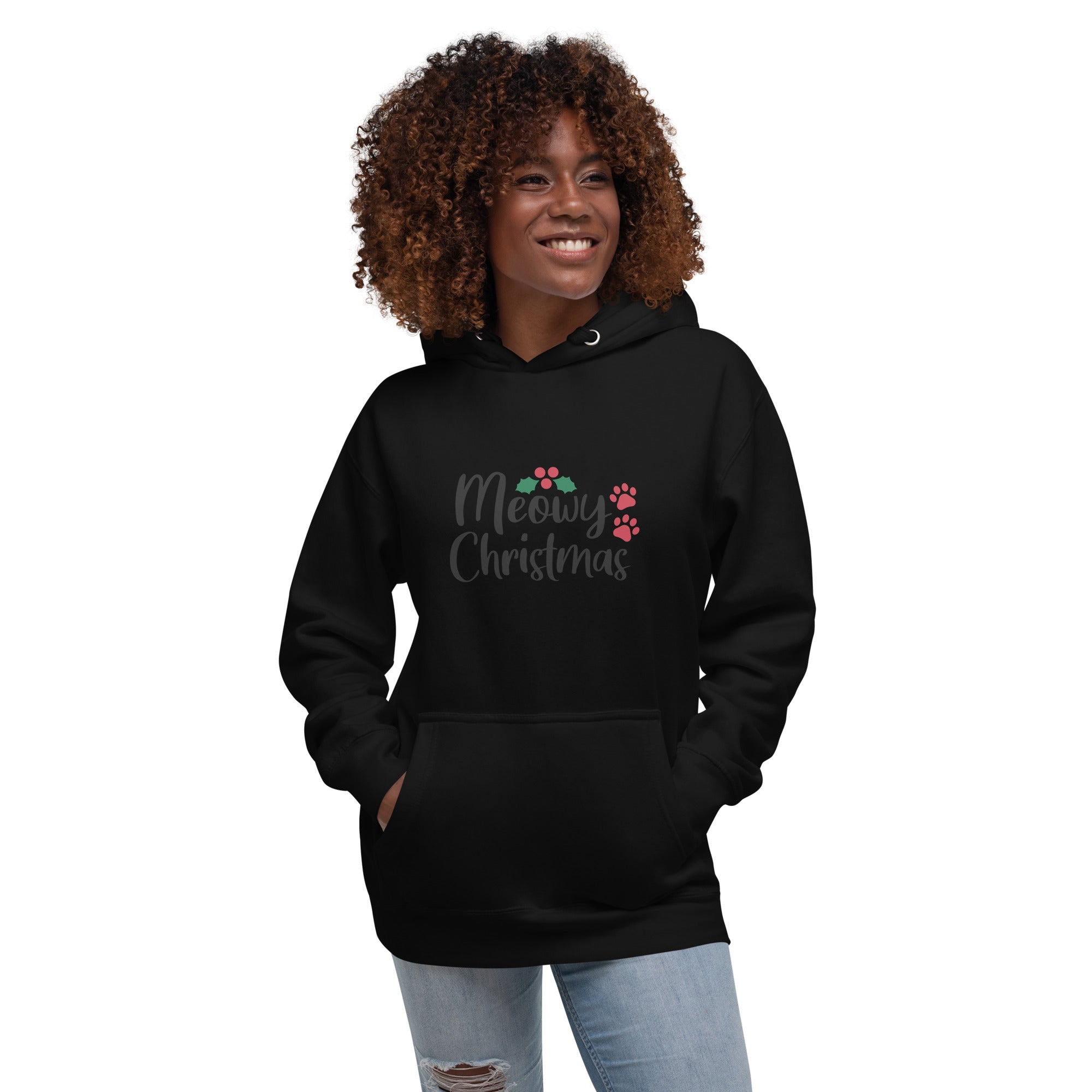 Meowy Christmas Unisex Hoodie