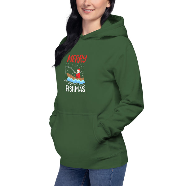 Merry Fishmas Unisex Hoodie